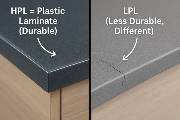 HPL Plastic Laminate vs LPL Comparison