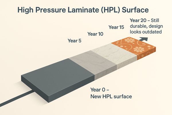HPL Surface Lifespan Durability vs Design Aging