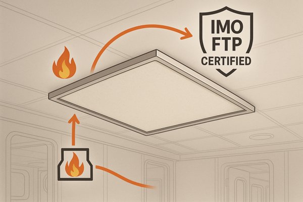 IMO FTP Code Certified Ceiling Panel