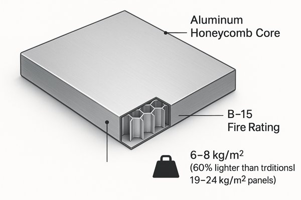 Lightest SOLAS Wall Panel Cutaway