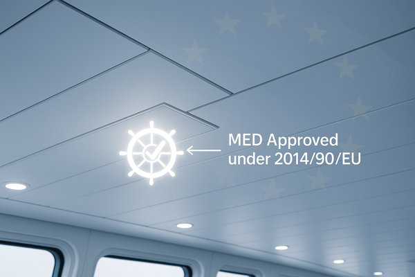 MED Approved Ceiling Panel Wheelmark