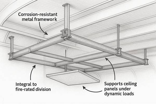 marine ceiling suspension grid diagram