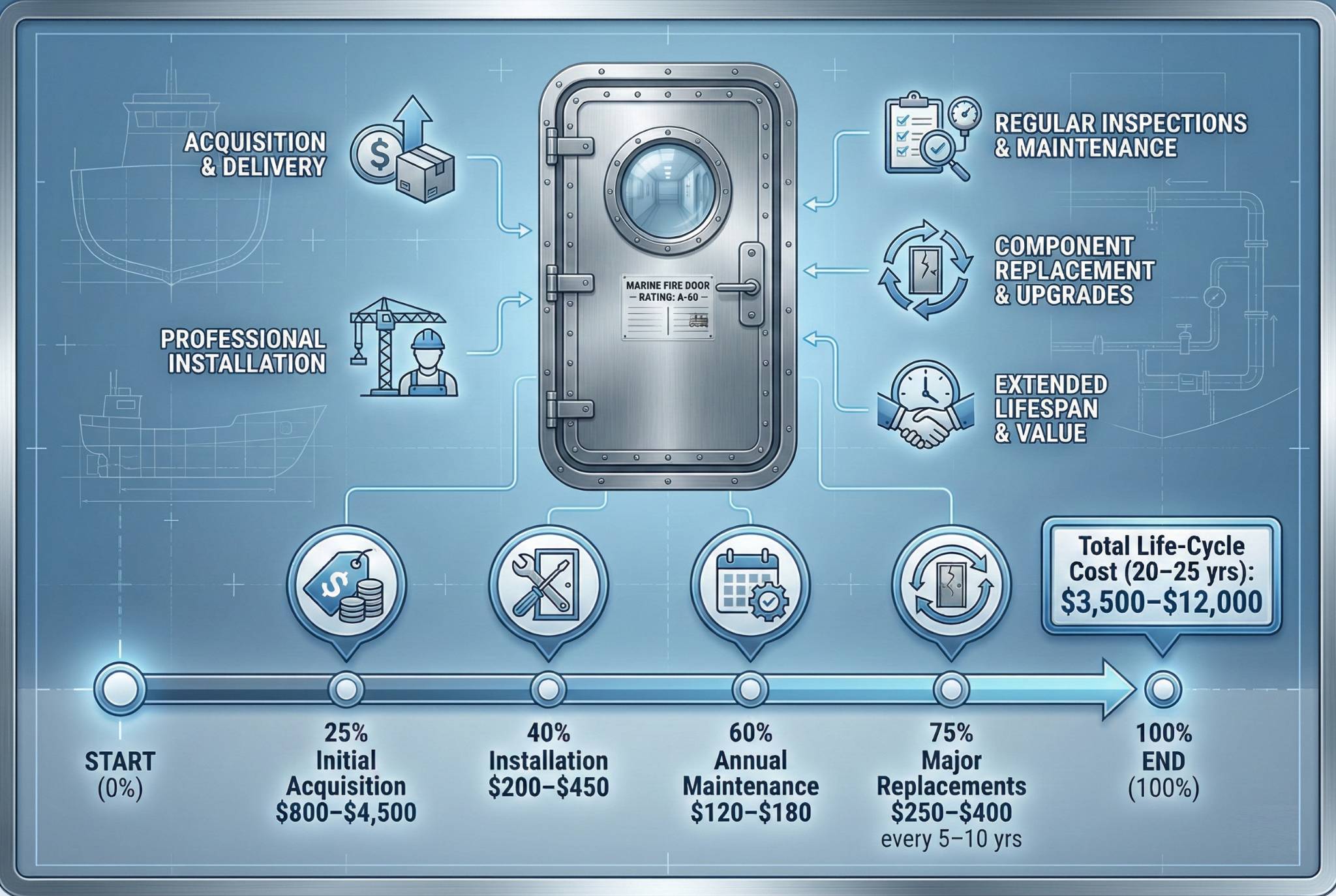 Marine Fire Door Cost and Life-Cycle Economics