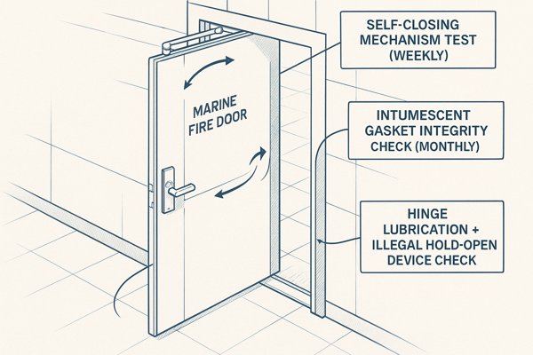 Marine Fire Door Inspection and Maintenance Requirements
