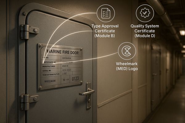 Marine Fire Door Required Certifications Diagram