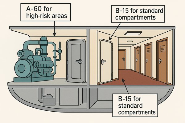 Marine Fire Door Selection Diagram