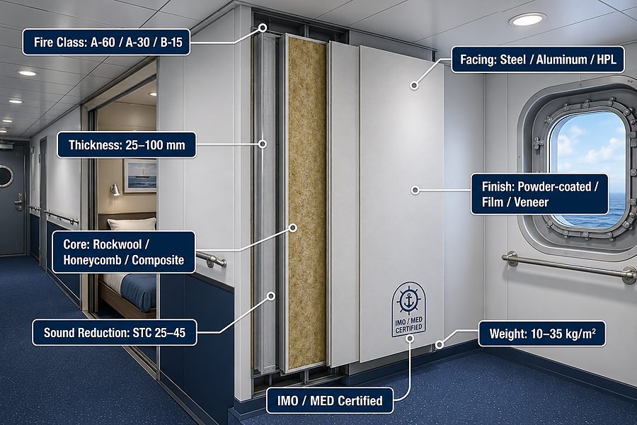 Marine Wall Panel Selection Parameters