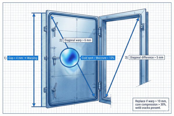 Four Key Measurements for Assessing Marine Door Warping Severity