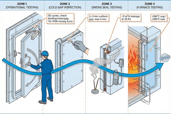 Marine Fire Door Post-Repair Testing Sequence