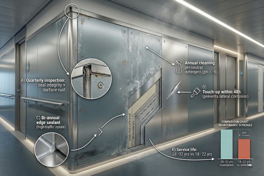 Marine Panel Lifespan Extension