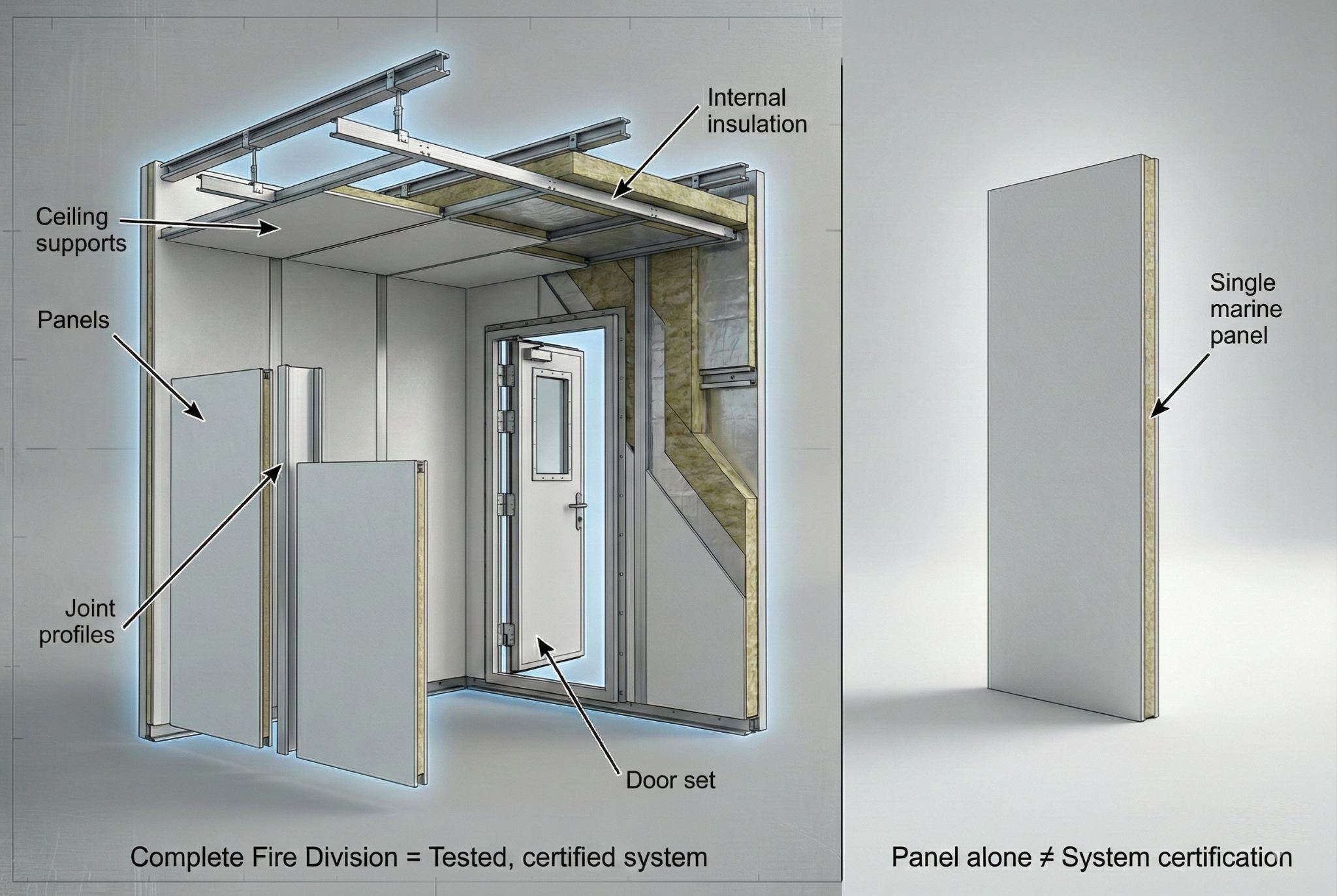 Complete Fire Division vs Marine Panel