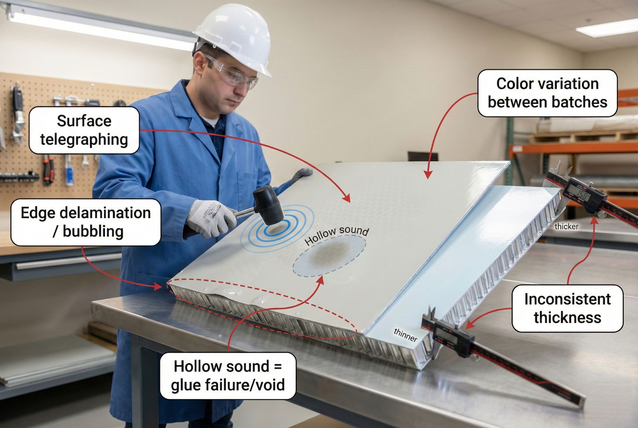 Honeycomb Panel Inspection Guide