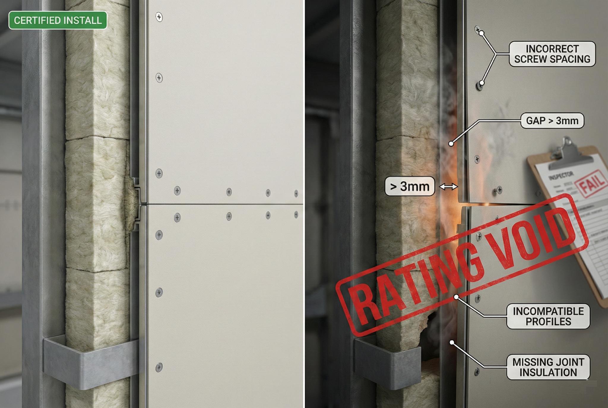 Installation Impact On Fire Rating