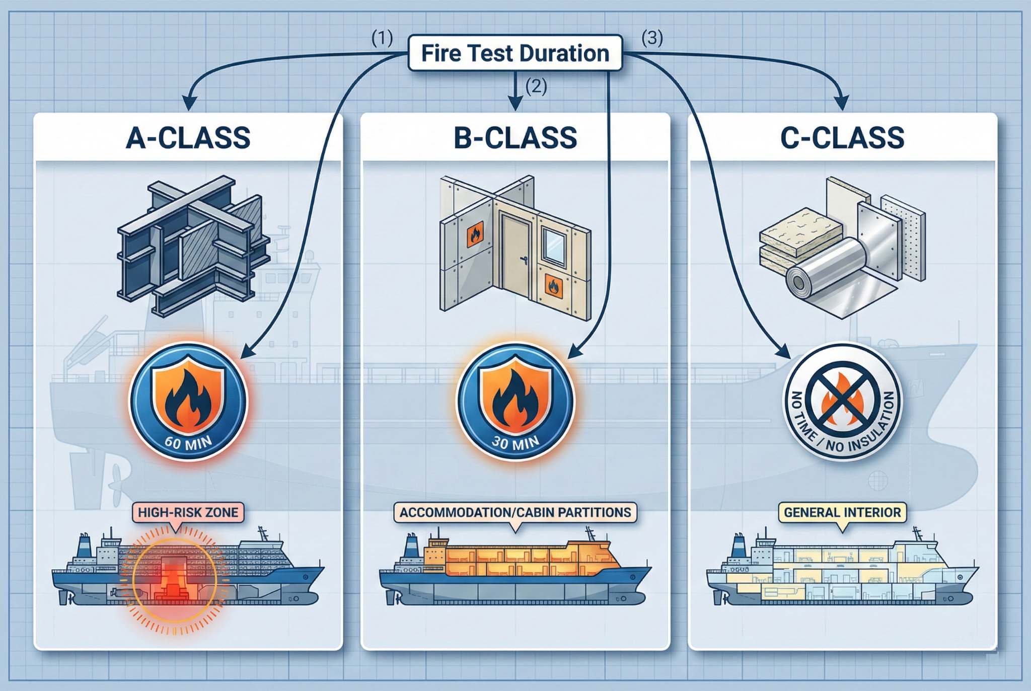 Marine Fire Divisions Comparison Chart