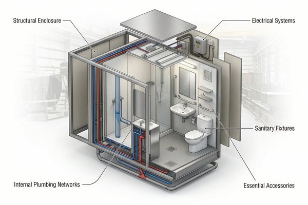 Marine Wet Unit Main Components Diagram