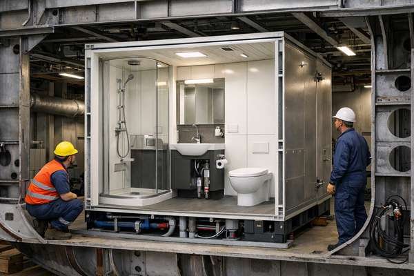 Prefabricated Marine Wet Unit