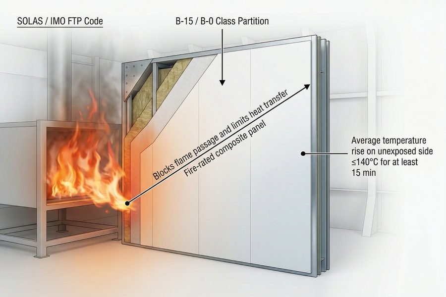 Wet Unit Fire Partition