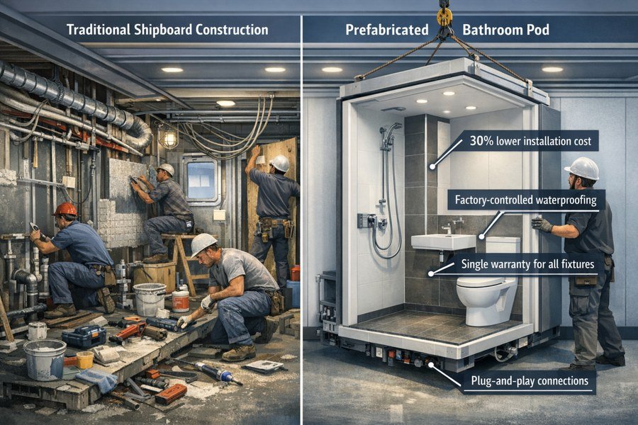 Prefabricated Wet Unit Advantages