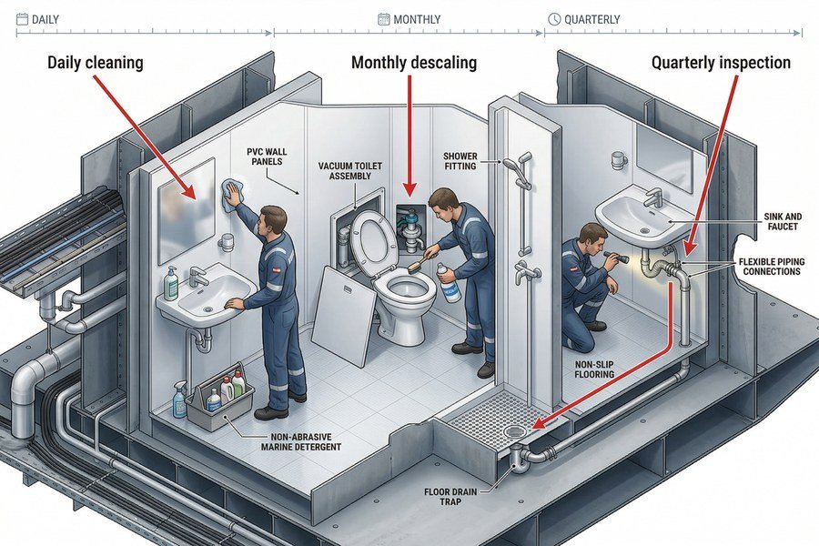 Prefabricated Wet Unit Maintenance