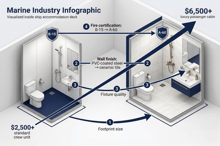 marine wet unit cost factors