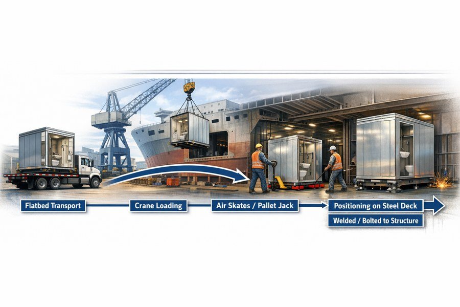 prefabricated-wet-unit-transport-and-installation-during-ship-construction