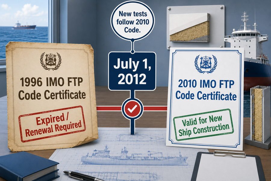 1996 IMO FTP Certificate Renewal
