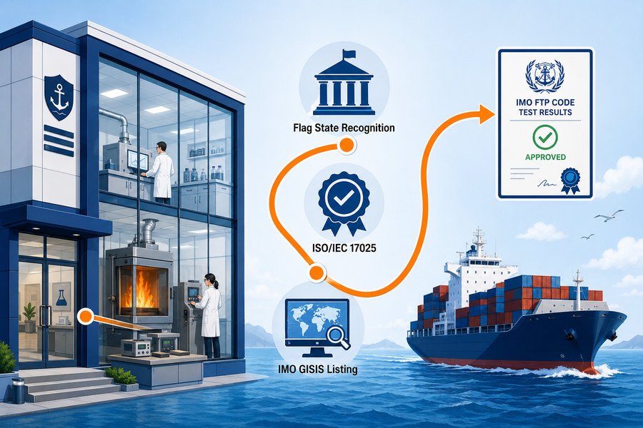 Authorized IMO FTP Code Testing Laboratory