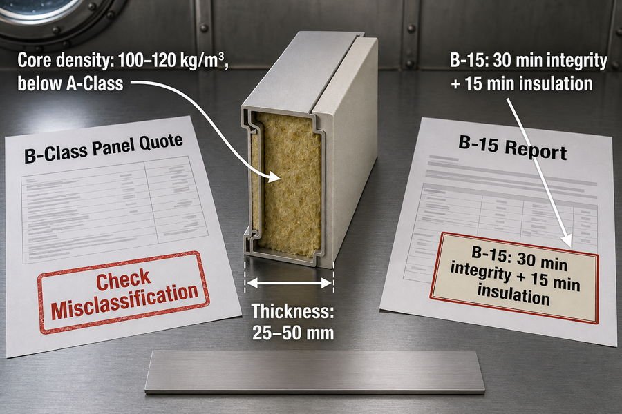 B Class Marine Panel Quote Check