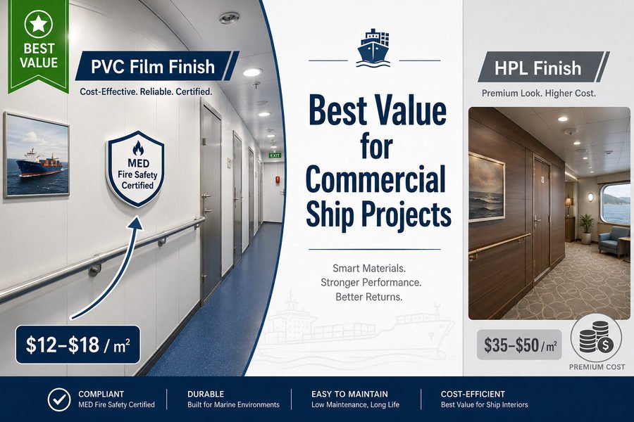 Best Value PVC Film Finish for Commercial Ships