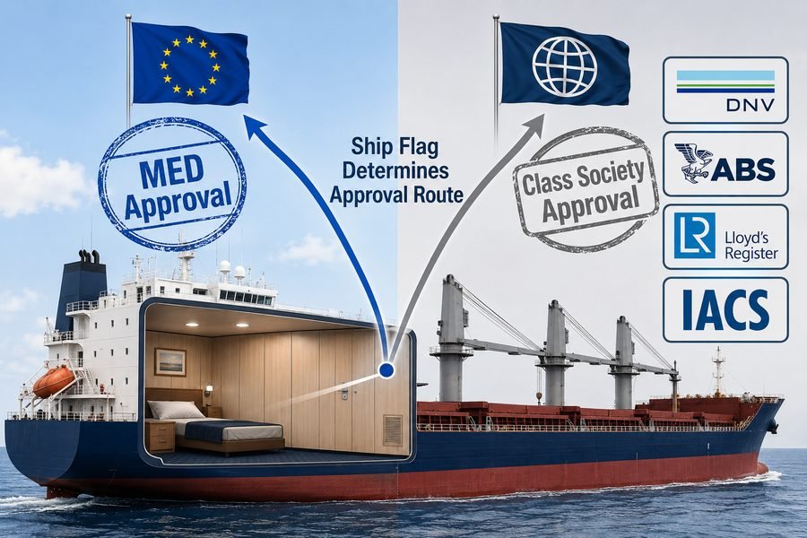 Cargo Ship Panel Approval by Flag
