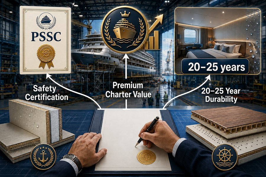 Certified Panels for Passenger Ship Newbuilds