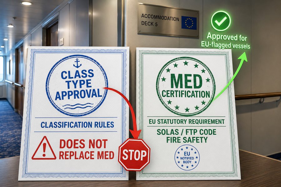 Class Type Approval Does Not Replace MED