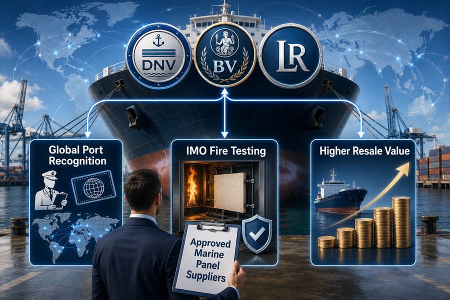 DNV BV LR Approved Marine Panel Suppliers