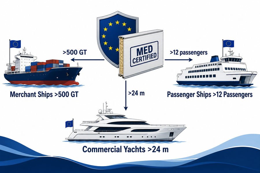 EU Flag Vessel MED Panel Requirements