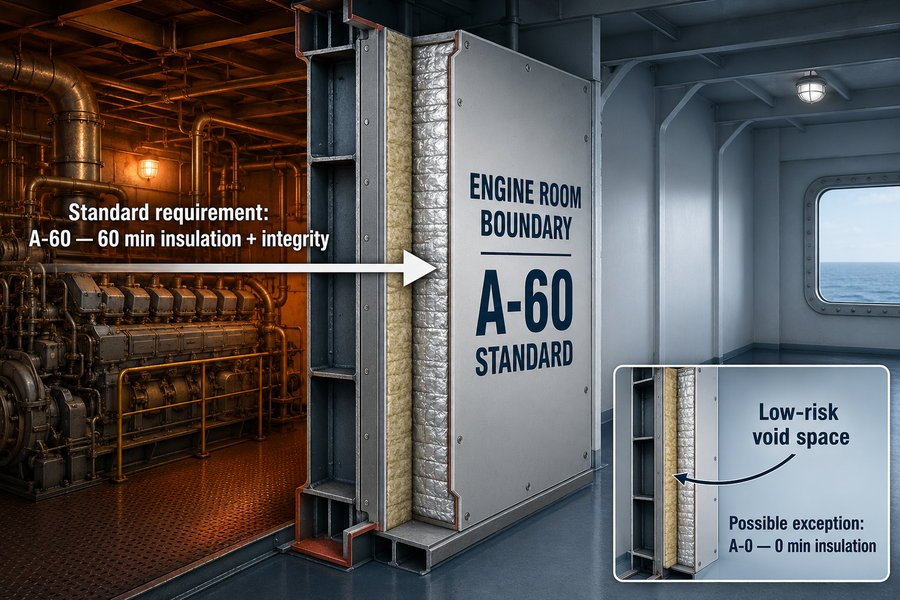 Engine Room Boundary Rating Duration