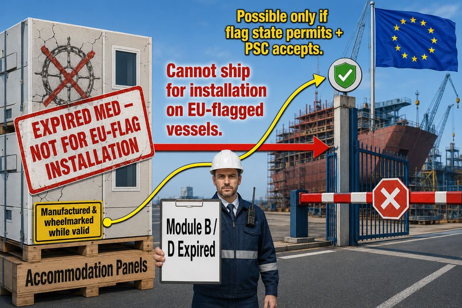 Expired MED Panels EU Yard Restriction