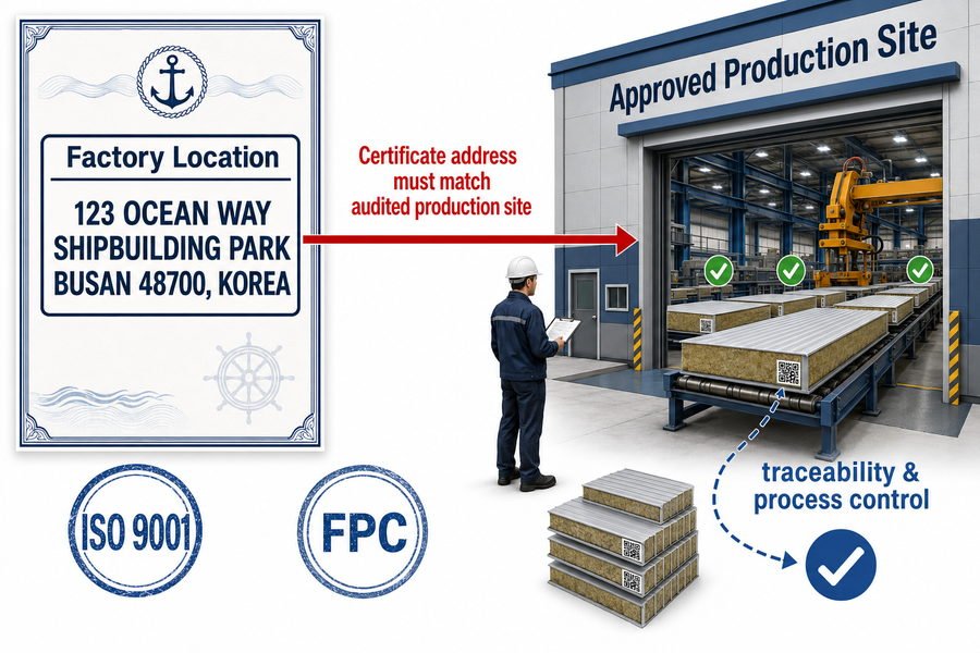 Factory Location Production Site Match