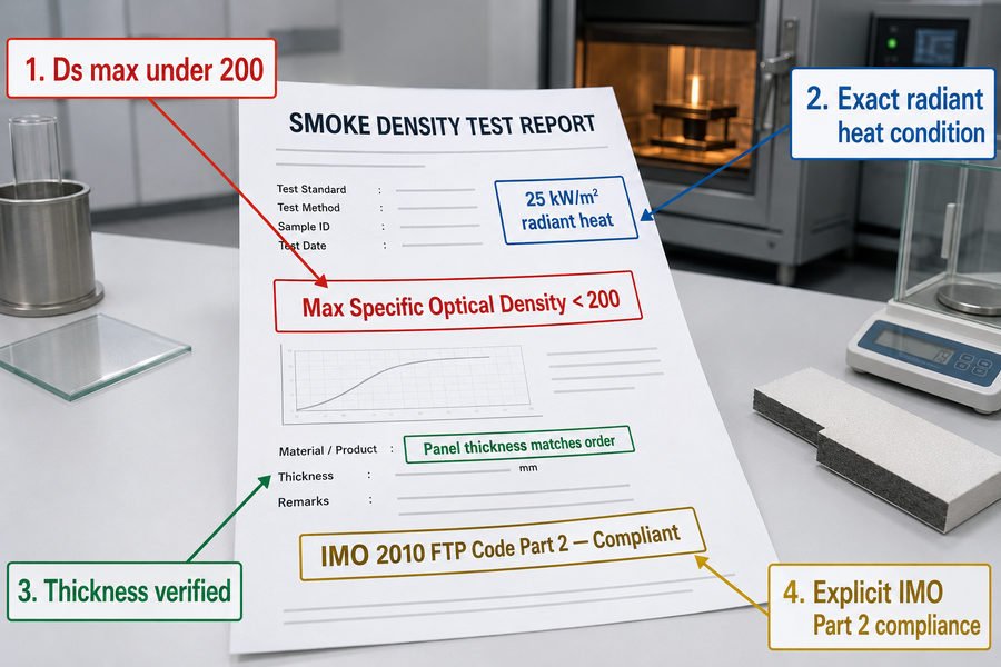 Genuine Smoke Density Compliance Proof