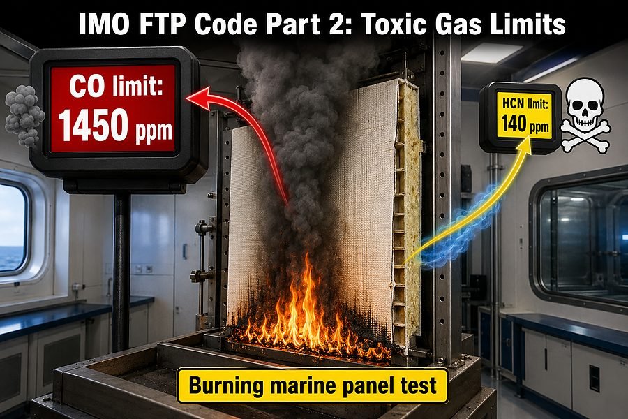 HCN CO Limits for Marine Panels