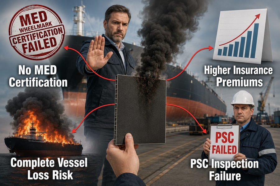 High Smoke Marine Panel Risks