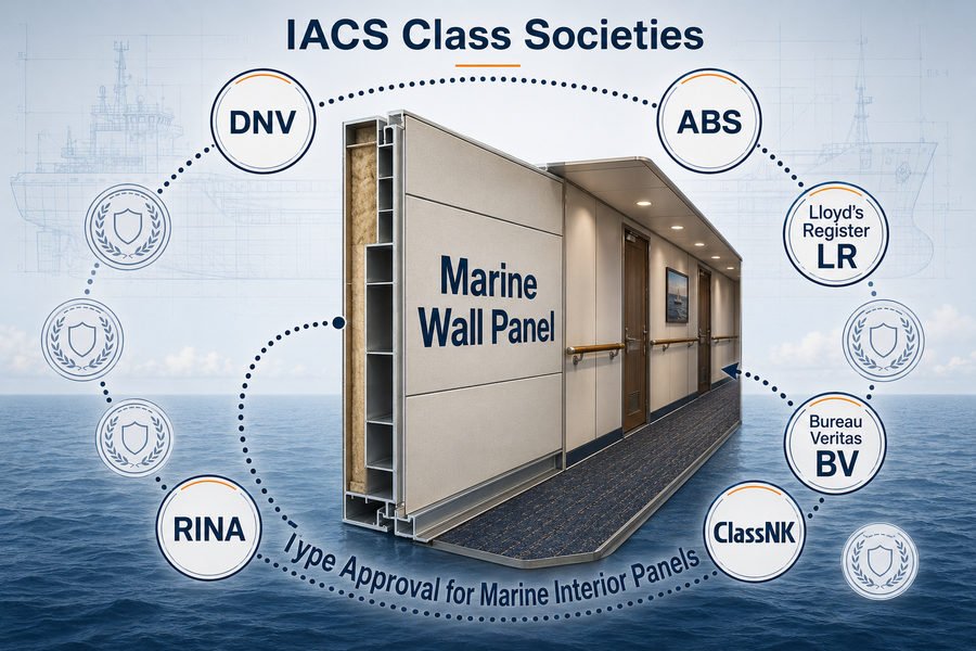 IACS Type Approval Societies for Marine Wall Panels