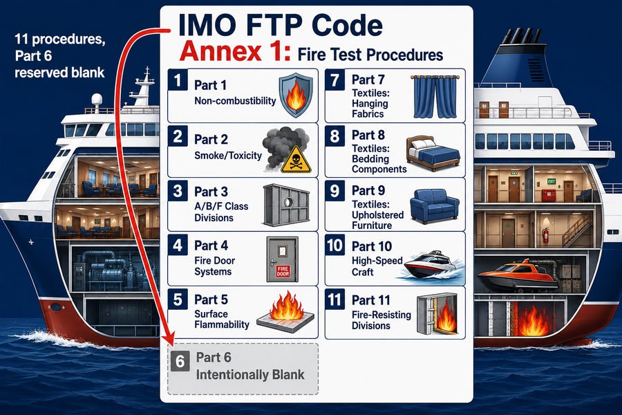 IMO FTP Code Annex 1 Coverage