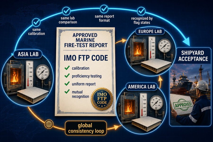 IMO FTP Code Global Testing Consistency