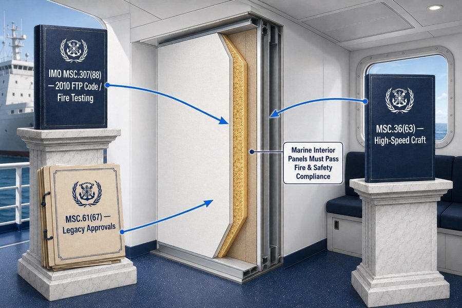 IMO MSC Resolutions for Marine Interior Panels