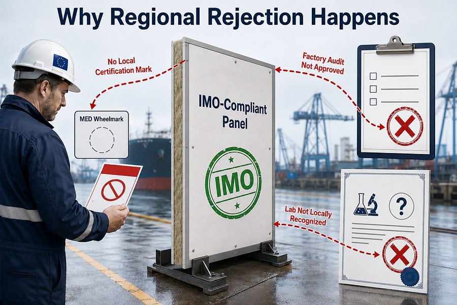 IMO Marine Panel Regional Rejection