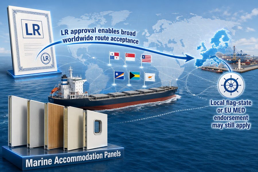 LR Approval Worldwide Route Coverage