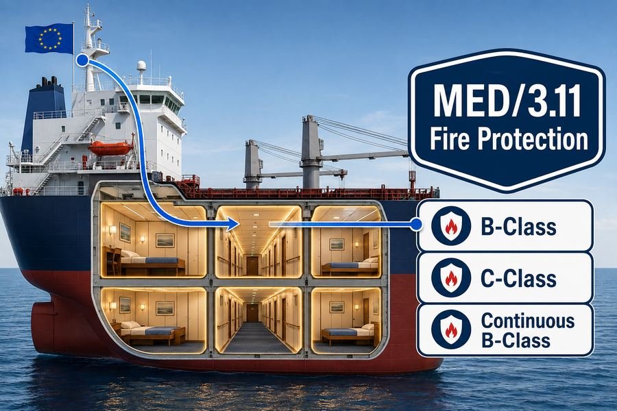 MED Application Marine Accommodation Panels