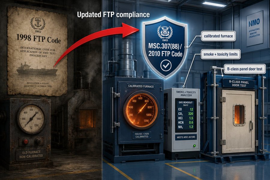 MSC 307 88 Marine Panel Fire Test Upgrade