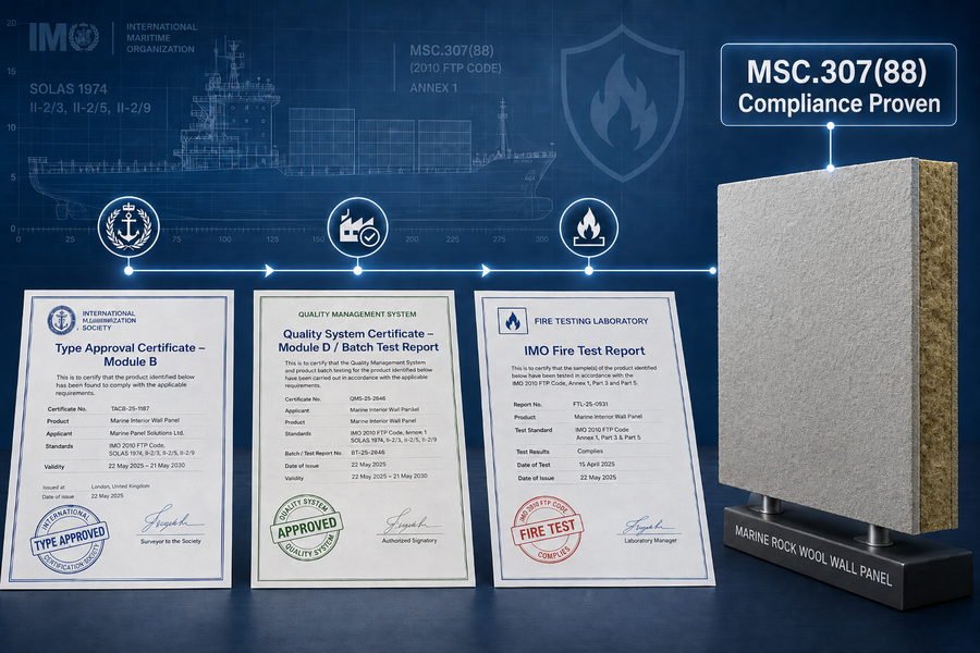 MSC.307(88) Marine Panel Compliance Documents