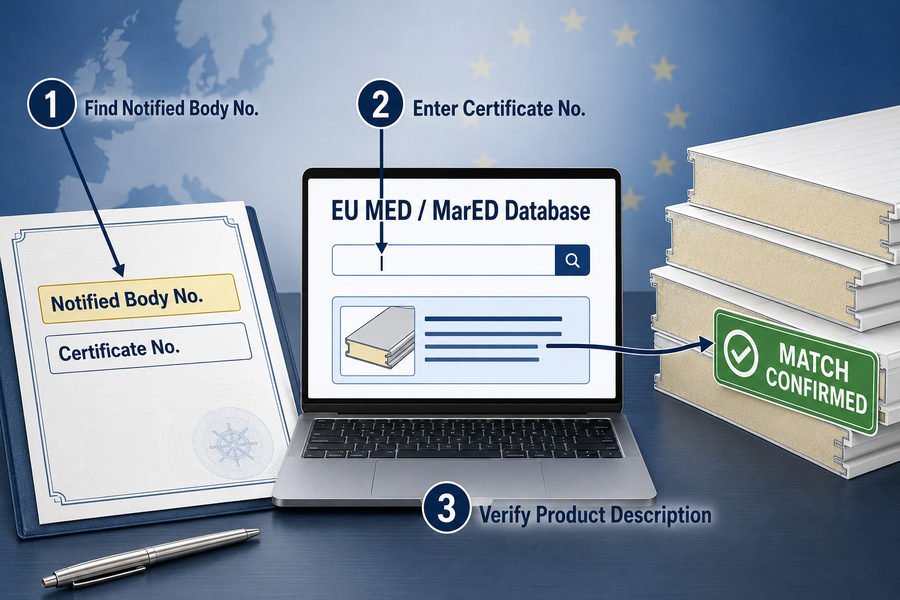 Marine Accommodation Panel Certificate Cross Check